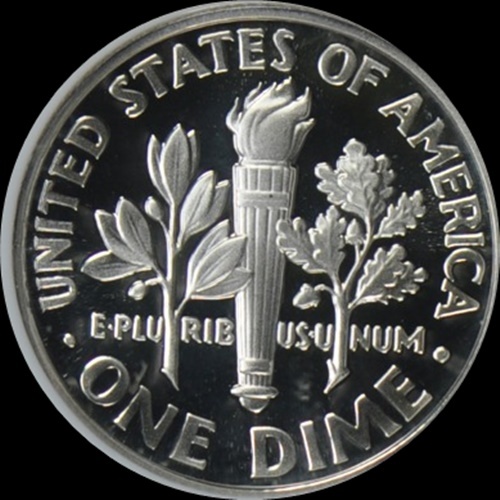 2005 S 90% Silver Roosevelt Dime Deep Cameo Gem Proof