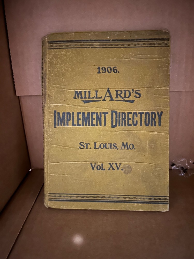 1906 millard's implement dirctory