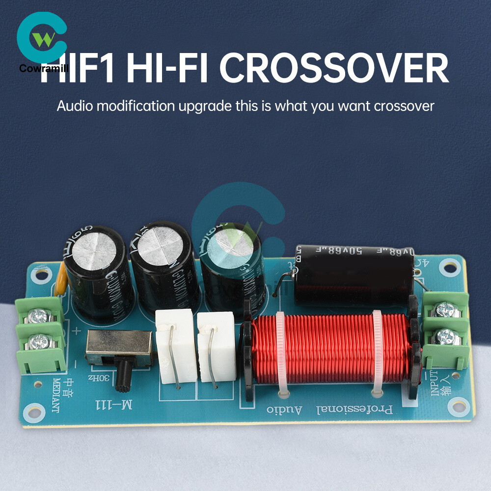 150W Midrange Speaker Frequency Divider Audio Crossover For HiFi Amplifier DIY