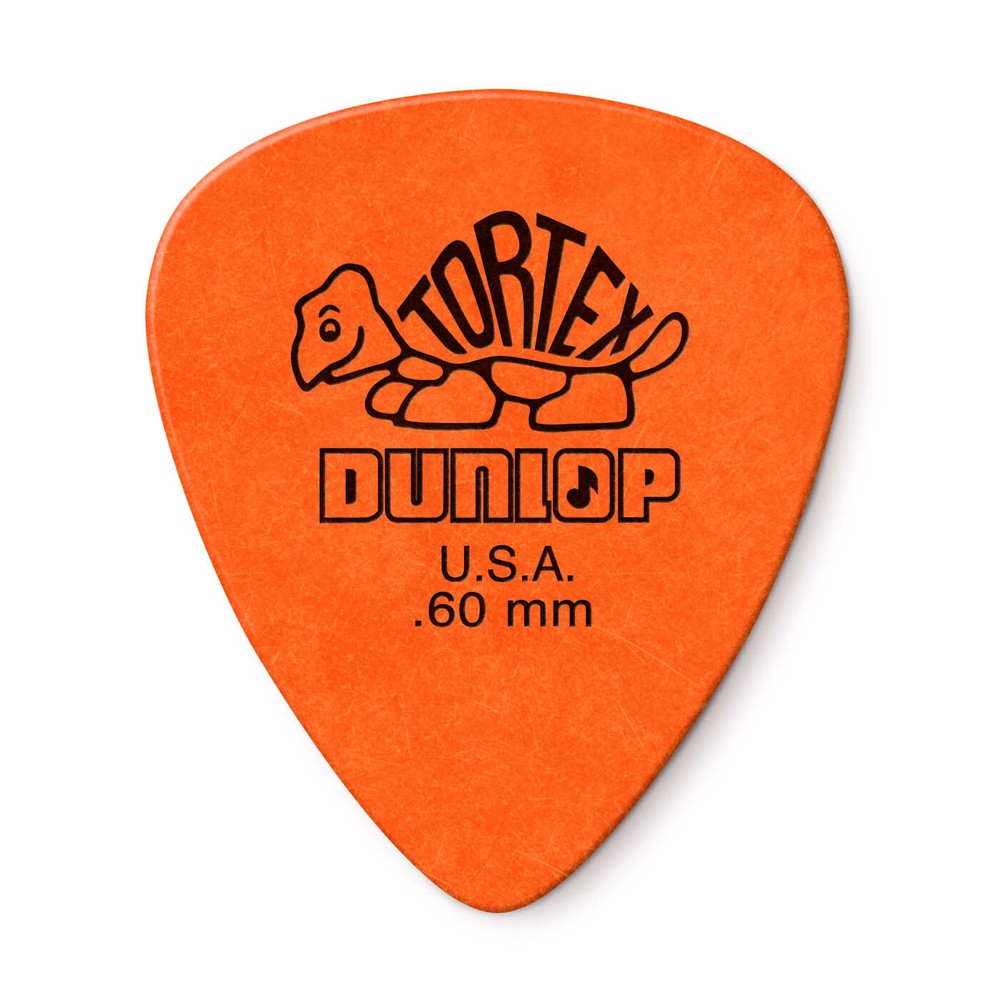 12 Pack of Dunlop Tortex Standard Flatpick .60mm