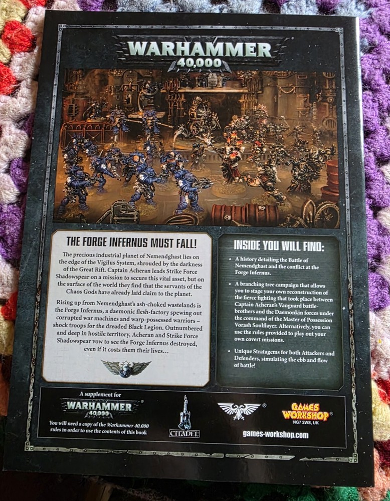 Warhammer 40k Shadowspear softcover book