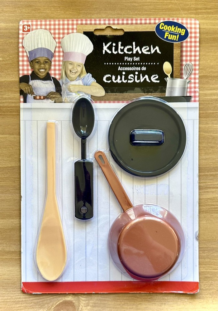 Play Set ~ Kitchen ~ Cooking Fun! ~ Multicolors ~ 3+ ~ 4pc ~ !🆕!