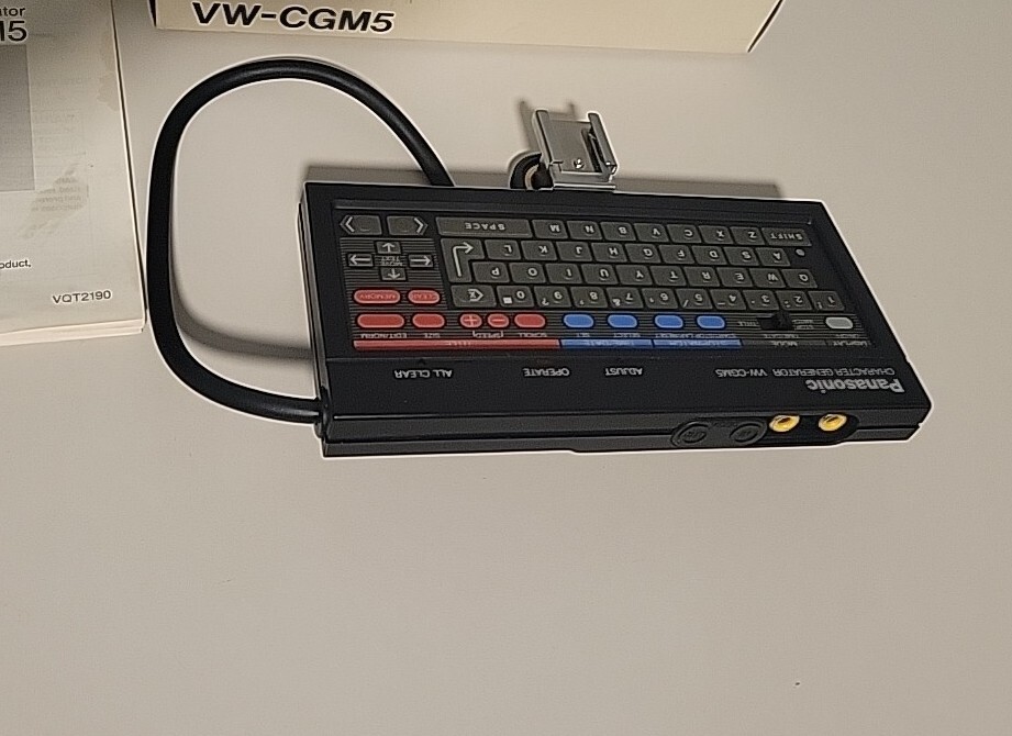PANASONIC VW-CGM5 CHARACTER GENERATOR