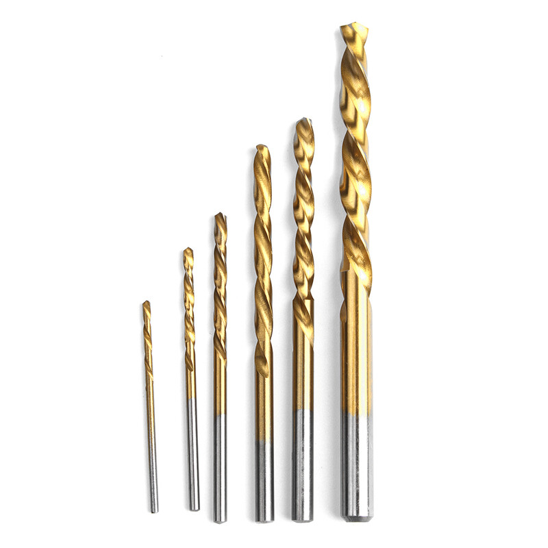 105Pcs Drill Bit Set 1/16"-3/8" HSS Titanium Multi Drill Bits Twist Metal Tools