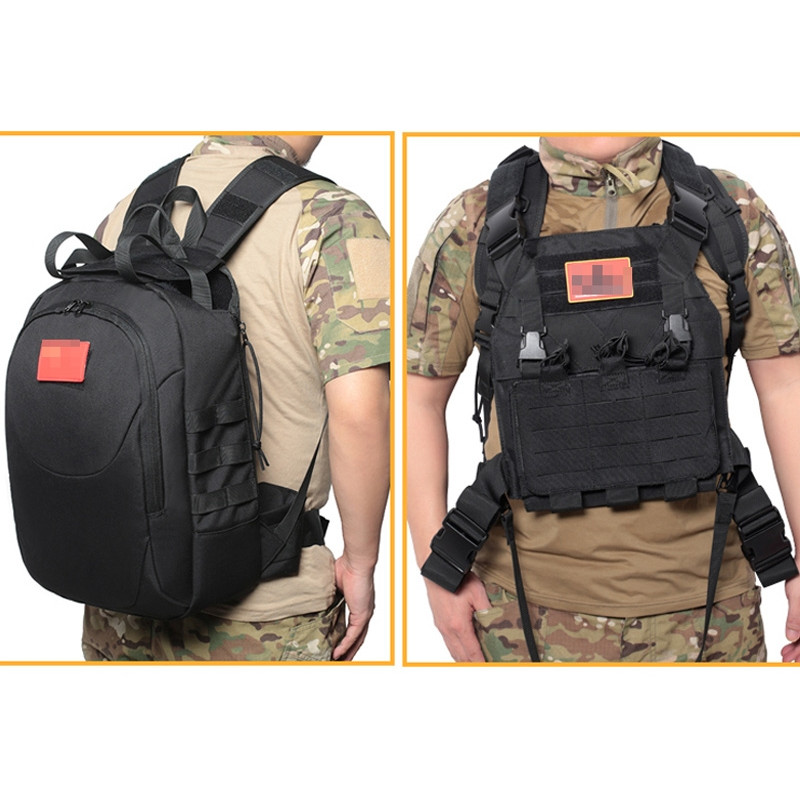 1PC Tactical Vest Function Combination Backpack Invisible Molle Quick Attack Bag