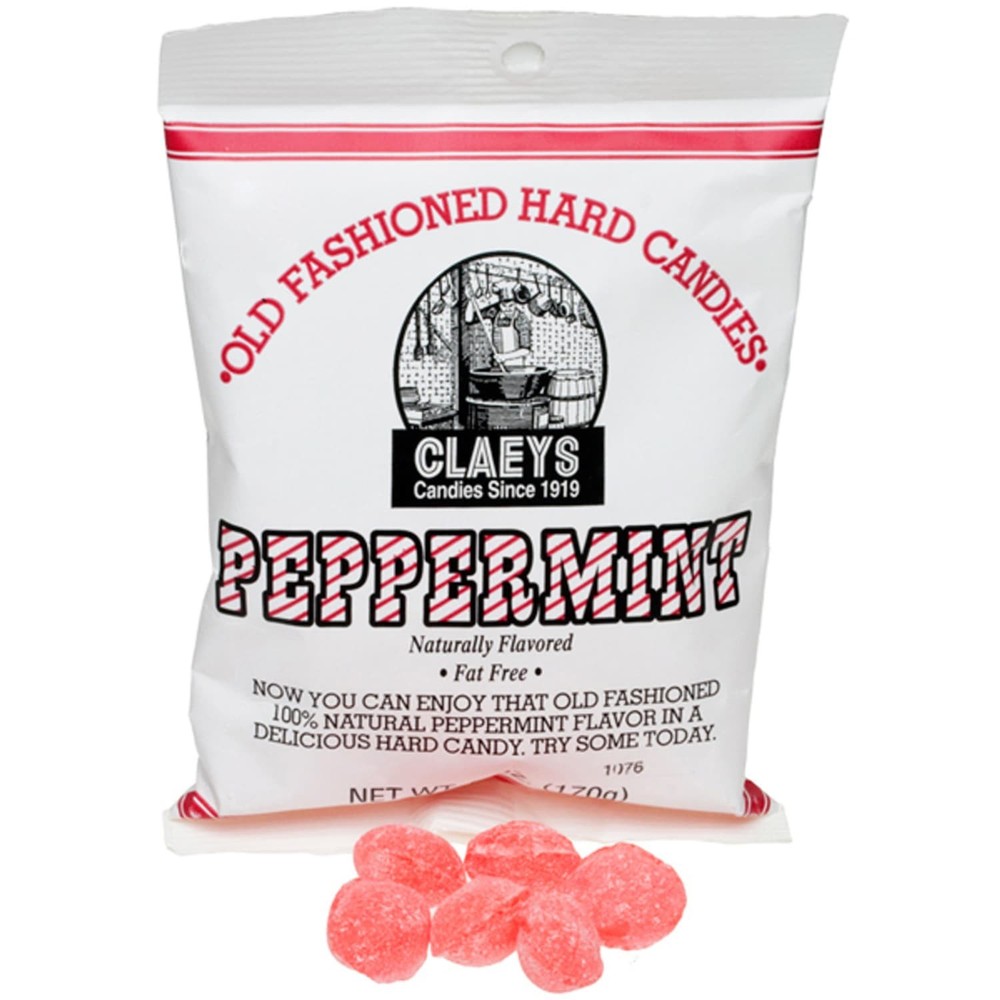Claeys Sugared Hard Candy Peppermint