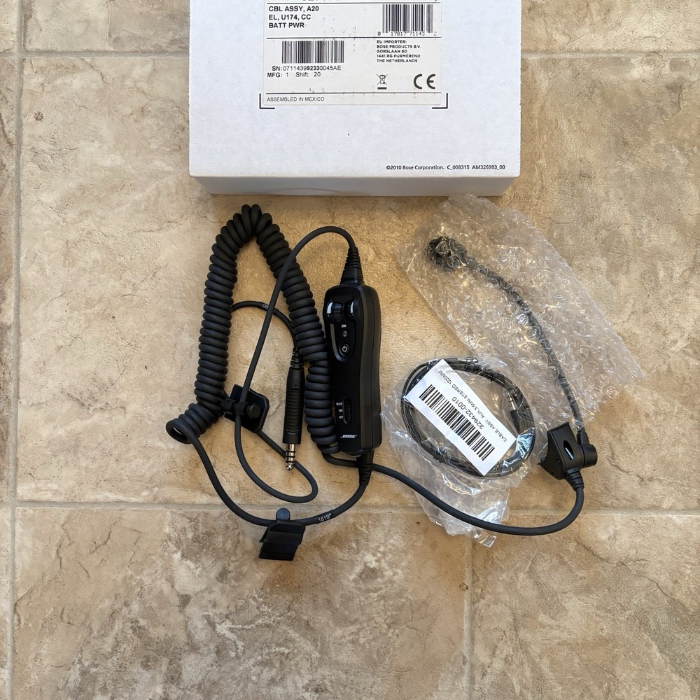 New Bose A20 Controller With Single Helicopter Plug, No Bluetooth