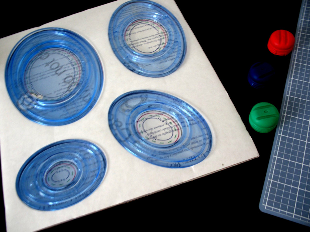 Creative Memories CustomCutting, mat blades, Ovals, Circles, Celestial Patterns.