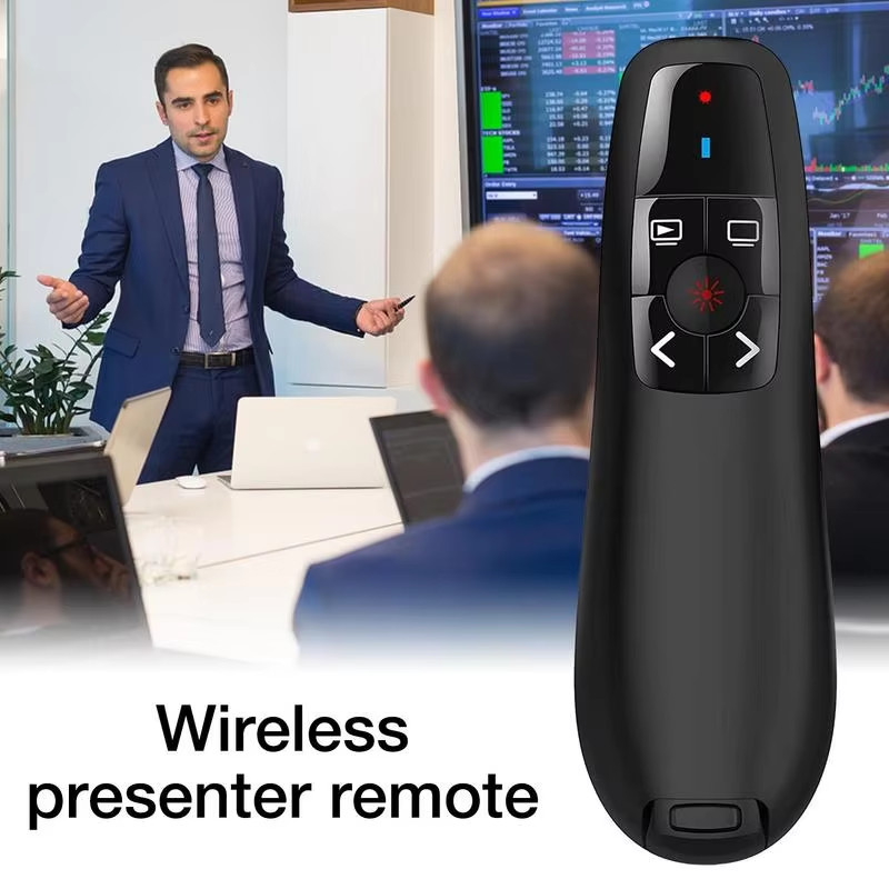 Wireless Remote Presenter with USB Receiver for PowerPoint and Presentations