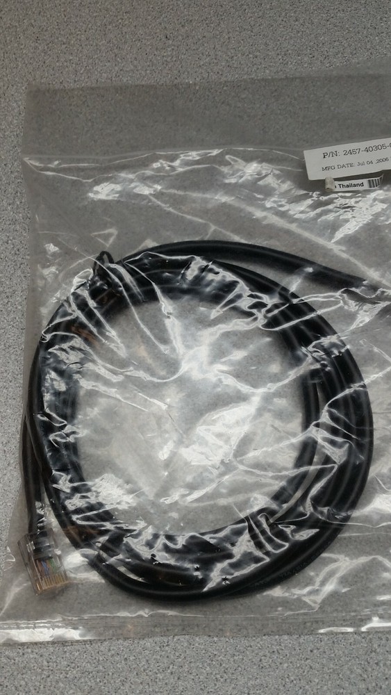 Cisco 2457-40305-001 Unshielded Network Cable Assembly, Black