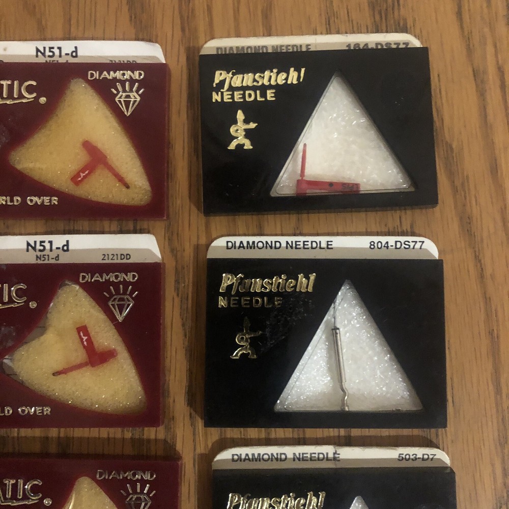 JUKEBOX NEEDLES ( 8 ) TOTAL, ( NOS ) SEALED IN PACKAGES !