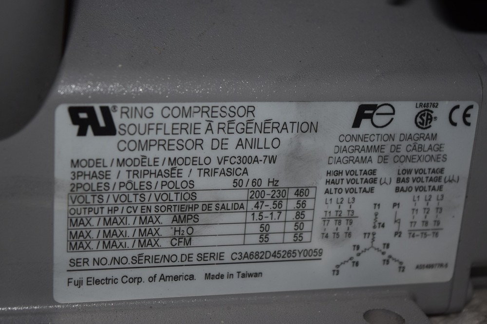 Fuji Electric VFC300A-7W Ring Compressor