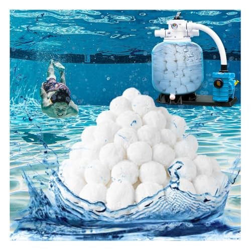 3.53 lbs Pool Filter Balls for Sand Filter Pump, Reusable Pool Balls for