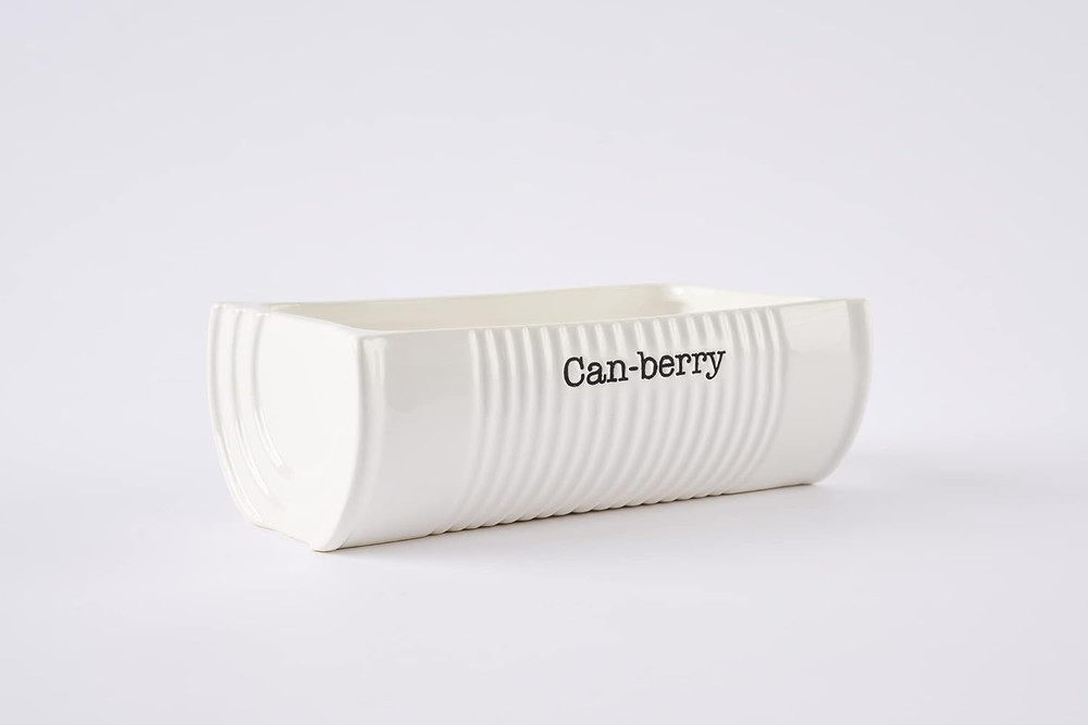 Can-Berry Ceramic Cranberry Serving Dish and Spatula Set