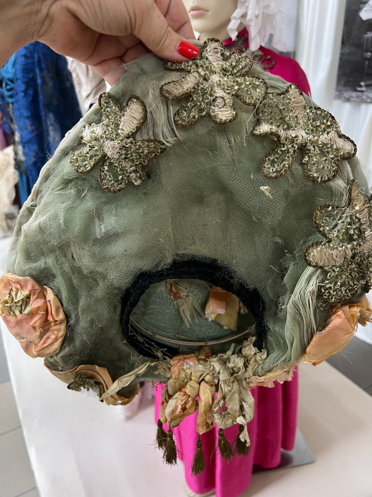 Antique Art Nouveau hat. 1910-1912.