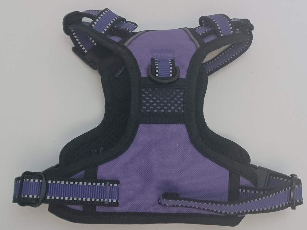 Dog Harness No-Pull, Control Handle, Padded Size Small Purple
