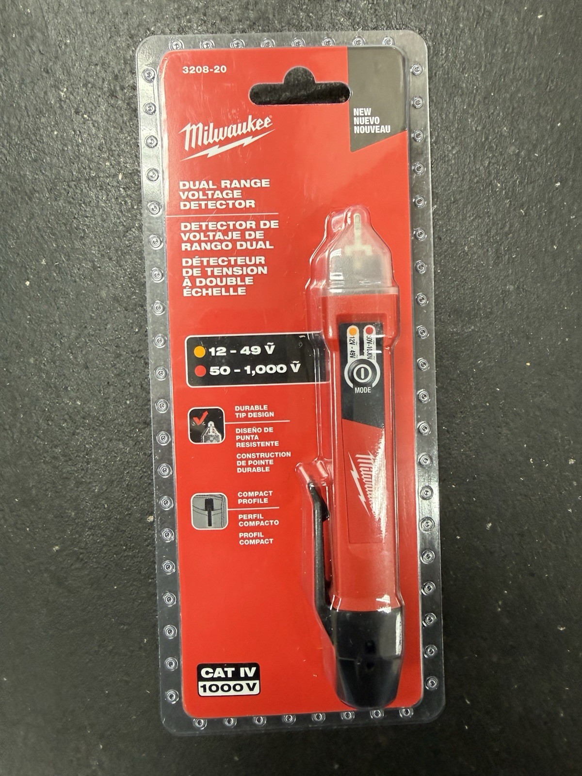 Milwaukee 3208-20 Dual Range Voltage Detector NEW+FREE SHIPPING!!!!!!!!!!