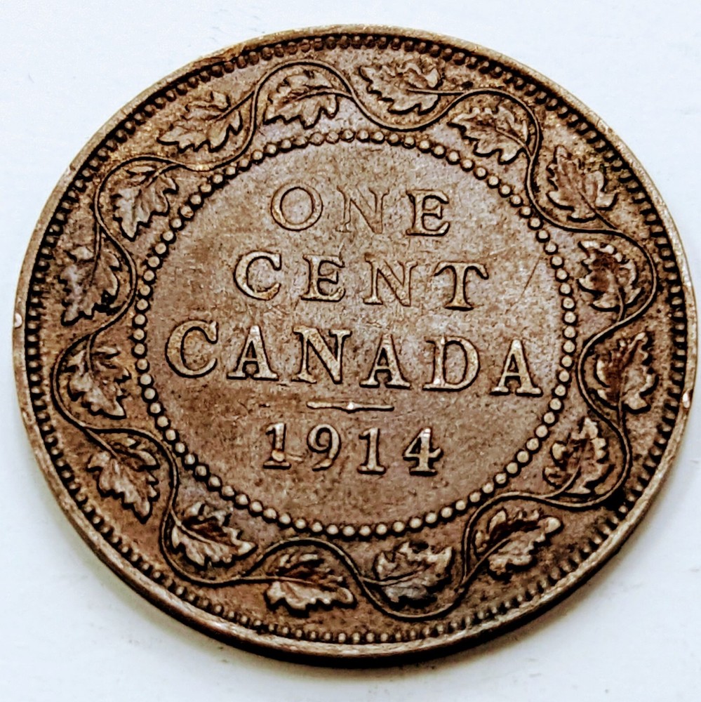1914 Canada Large Cent Nice Original Choice KM-21