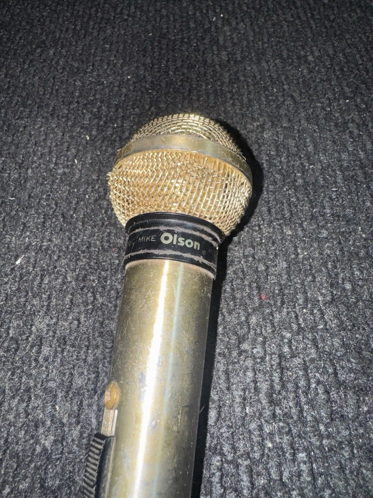 Olson dynamic microphone. M327 For Parts Repairs