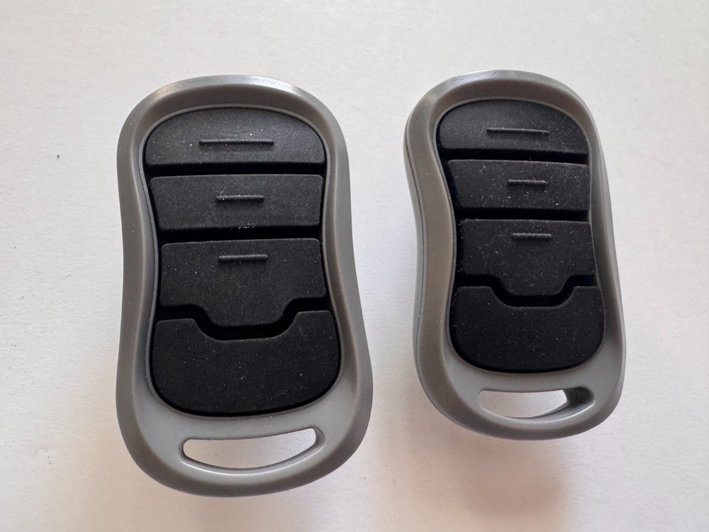 2-Pack Genie Garage Door Remote 3-Button IntelliCode CodeDodger w/ Clips