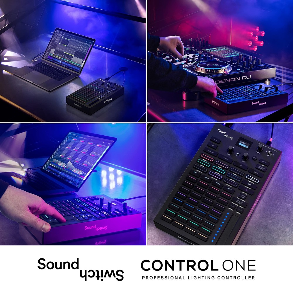 Control One – Professional DMX DJ Lighting Controller with 3 Months SoundSwit...