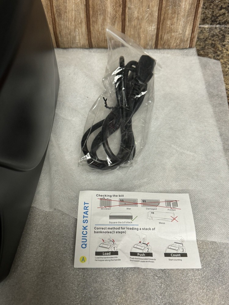 ENGiNDOT Money Counter Machine, Image Counterfeit Detection, Large LED Display