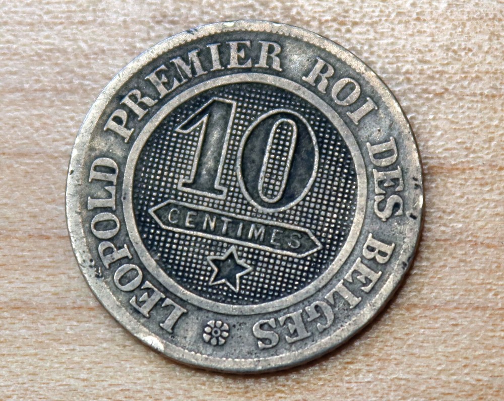 1862 Belgium 10 Centimes Leopold I