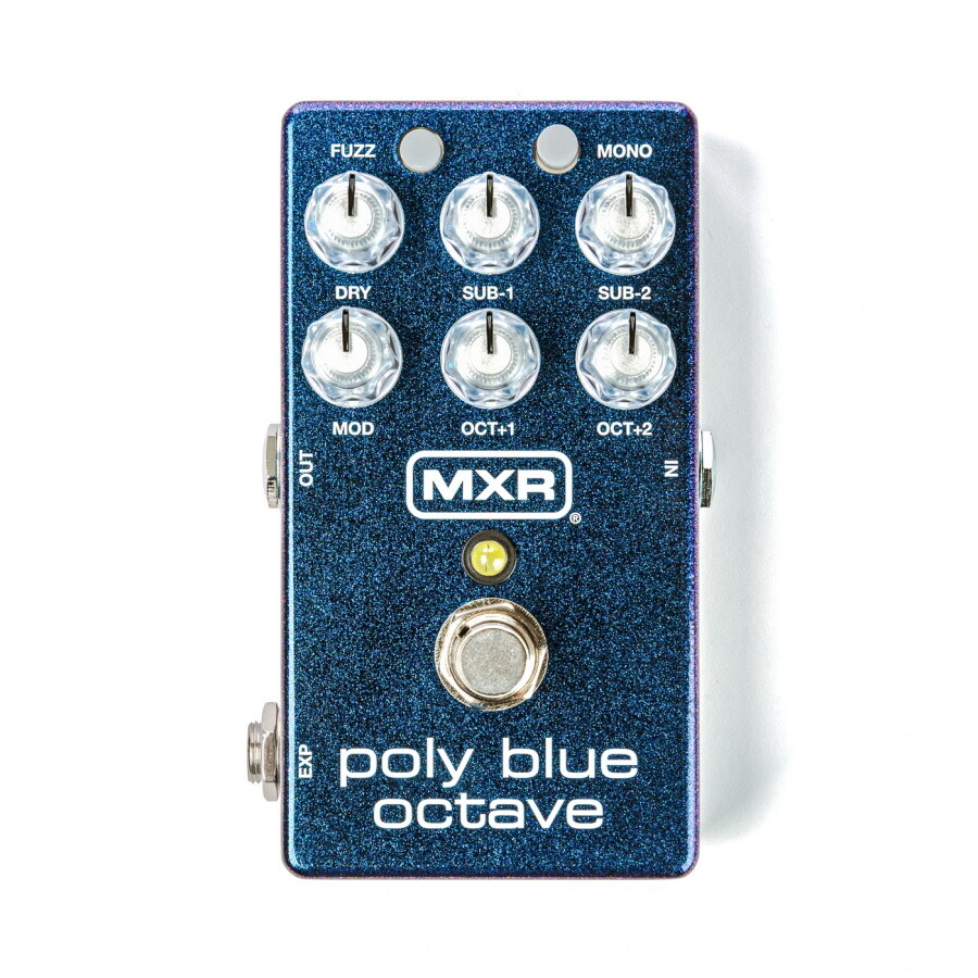 MXR M306 Poly Blue Octave Polyphonic Octave/Fuzz/Modulation Pedal, New!