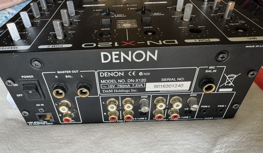 Denon DN-X120 - 2 Channel DJ Mixer