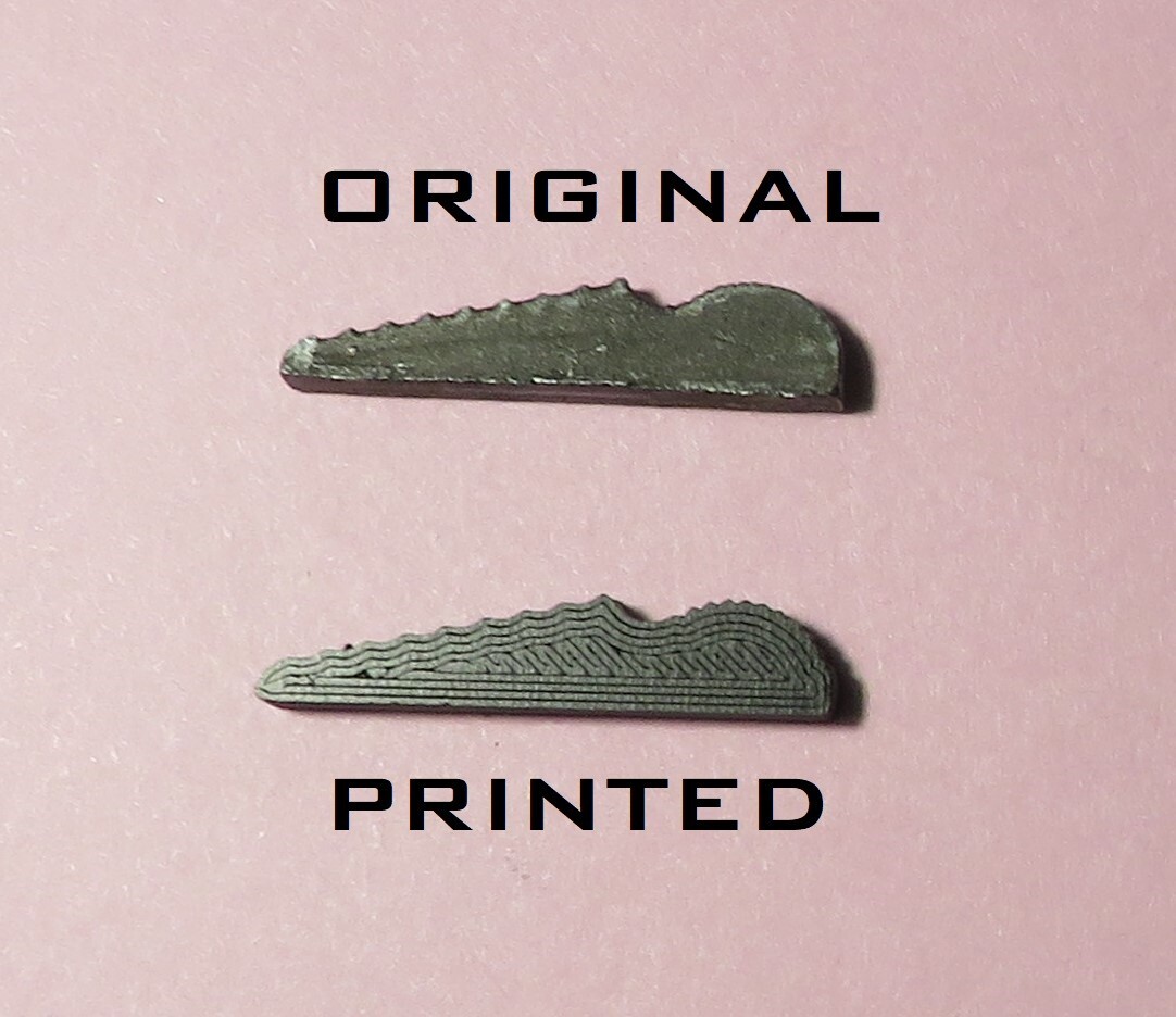 Daisy BB Gun Model 1894 Spittin' Image Rear Sight Elevator 3D Printed (2)