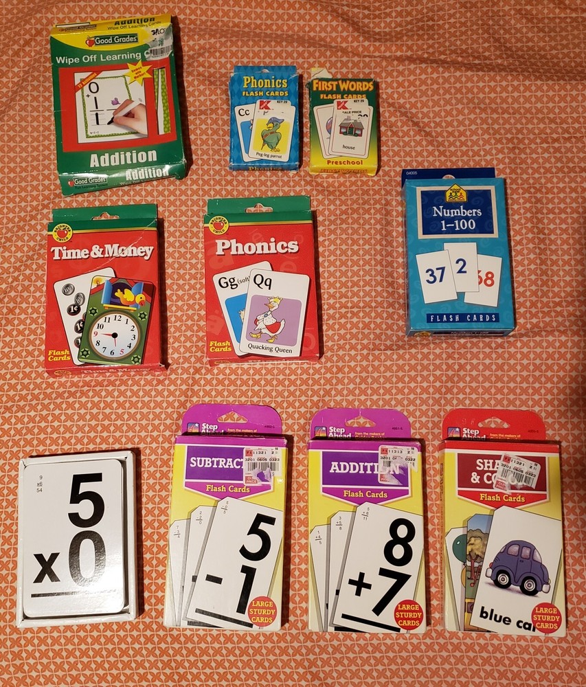 Vintage Flash Cards. Multiple Learning Cards. Phonics. Teachers Bundle!