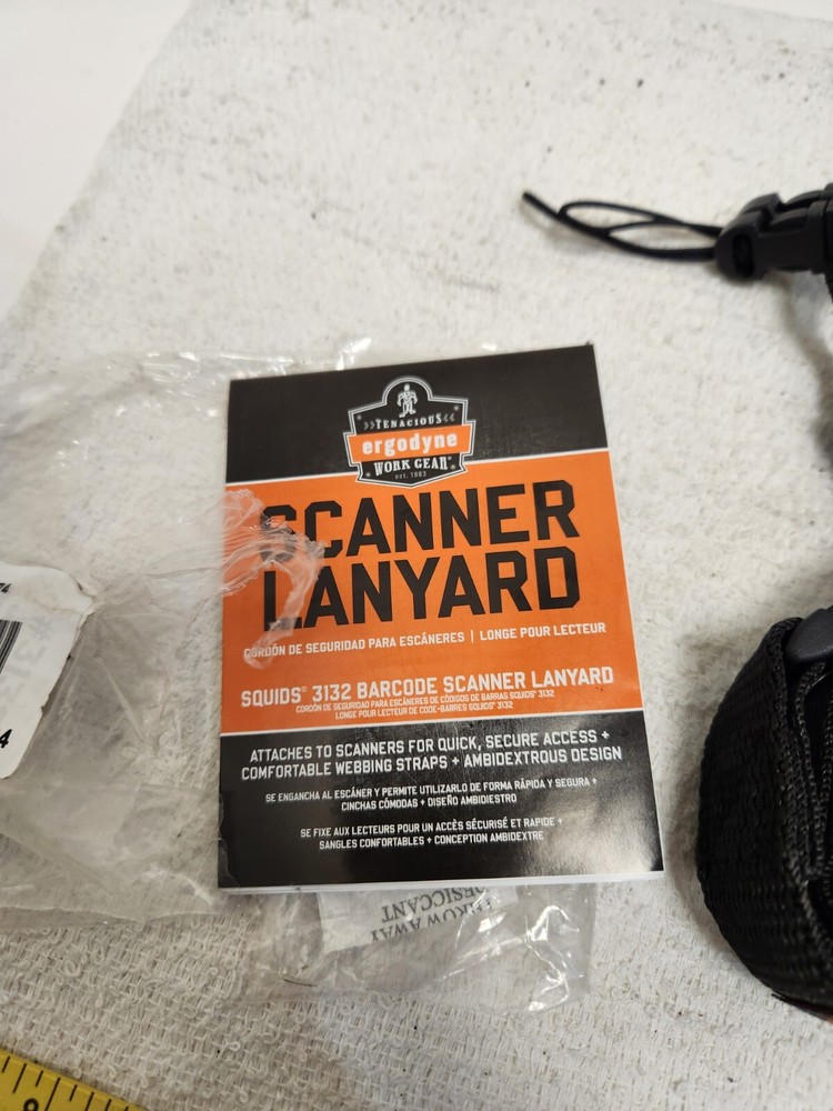 ERGODYNE SQUIDS 3132L LARGE BARCODE SCANNER LANYARD 60MK74