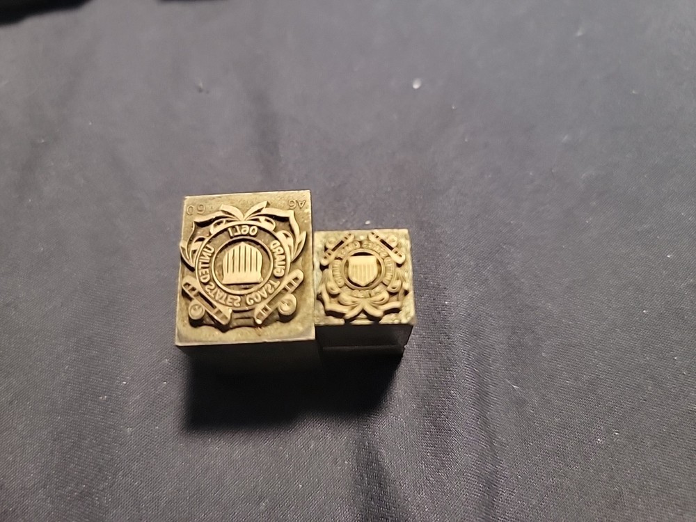 Military Letter Press Printing Blocks