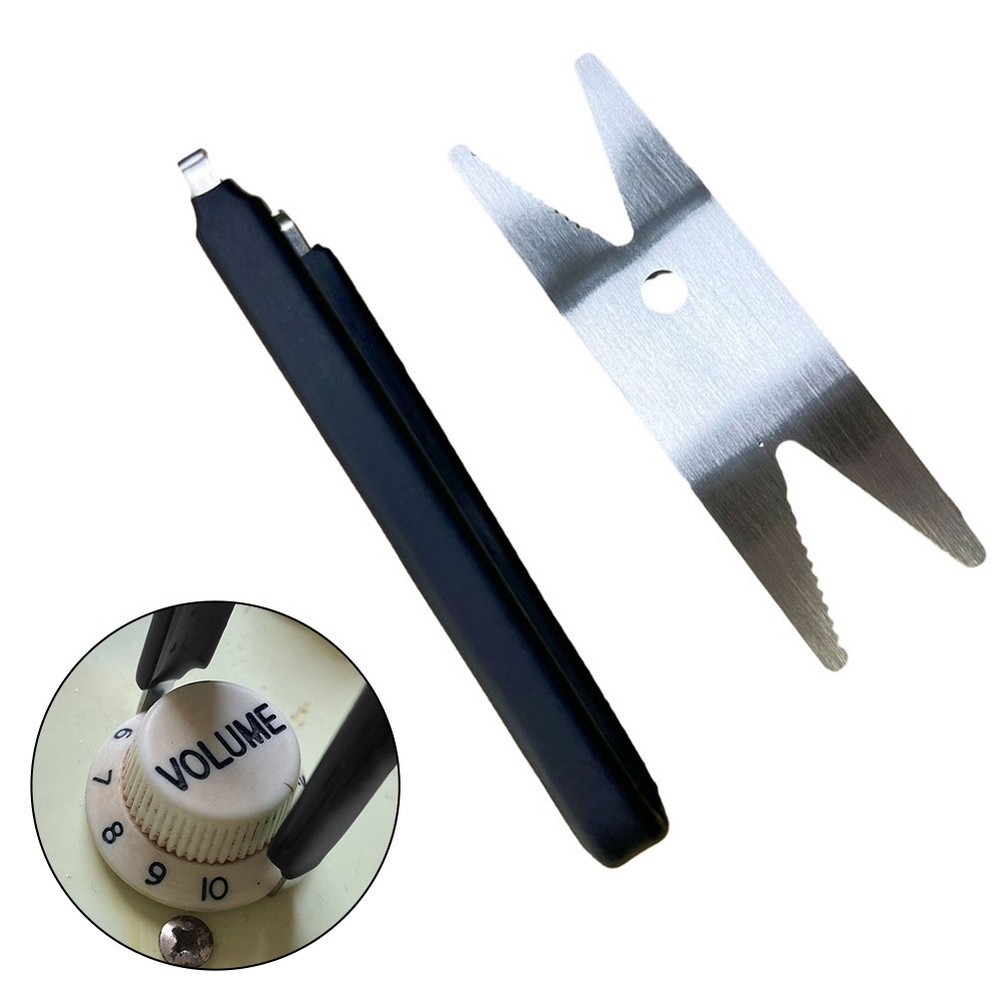 Professional Grade Guitar Tool 2PCS Spanner Wrench Set for Knob Replacement