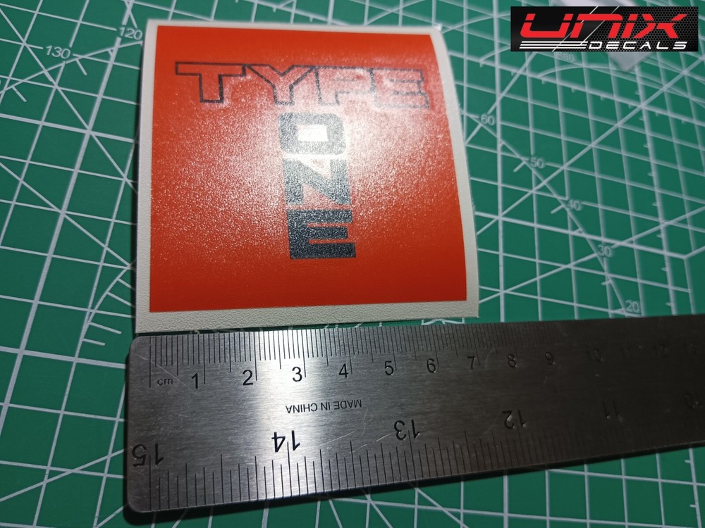 Type One Spoon Decals 2PCS