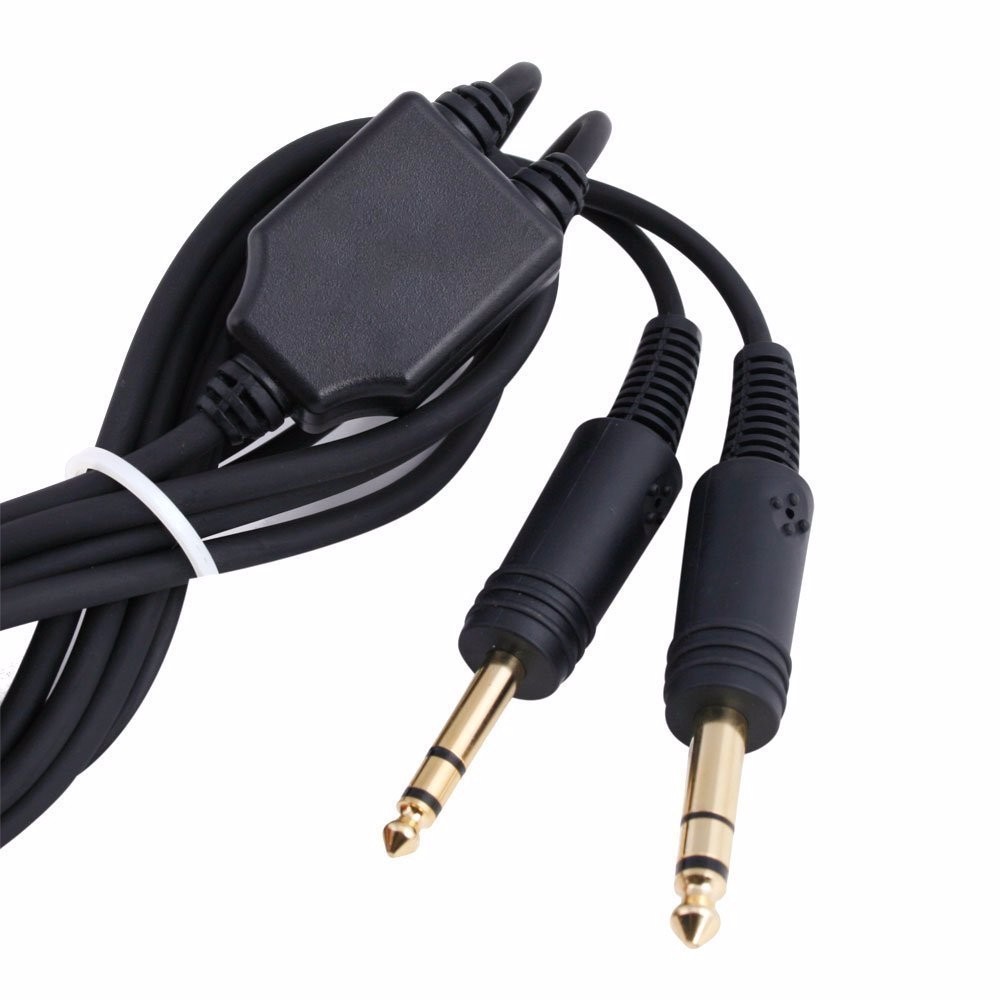 Rugged Air RA200 General Aviation Pilot Headset w/ MP3 Music Input A20 X GA Plug