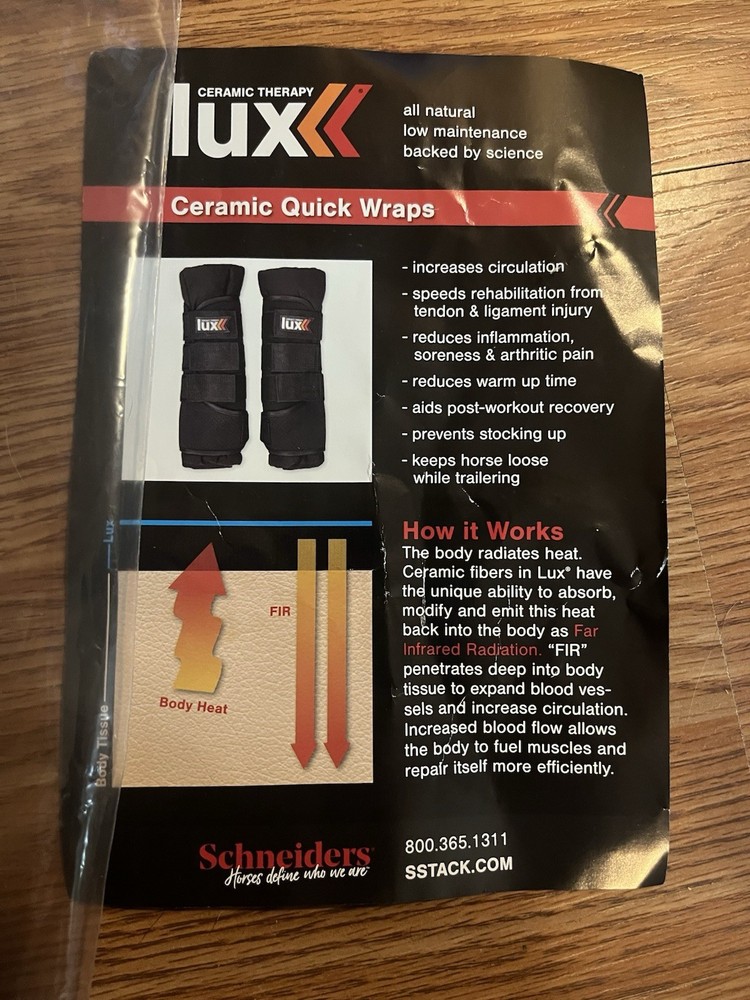 New Schneider’s Lux Ceramic Therapy Quick Wraps