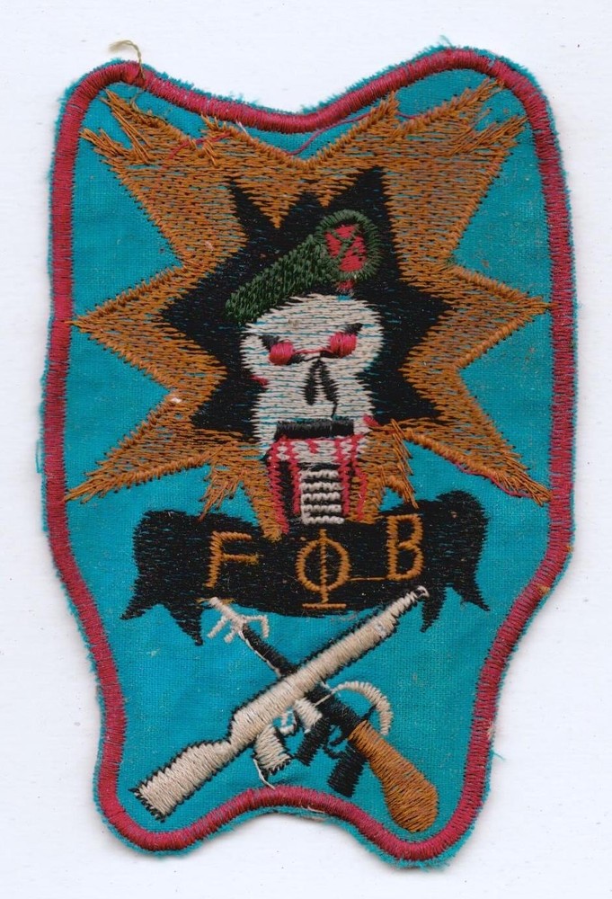 Vietnam US Pocket Patch,Special Forces Forward Operating Base,Theatre Made