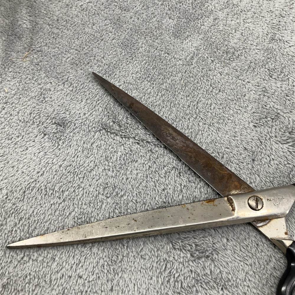 Vintage Meritage Scissors Black Handle American Made