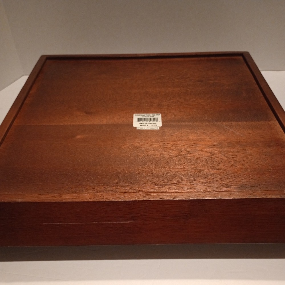 Christmas Tree Spode Four Tile Tray