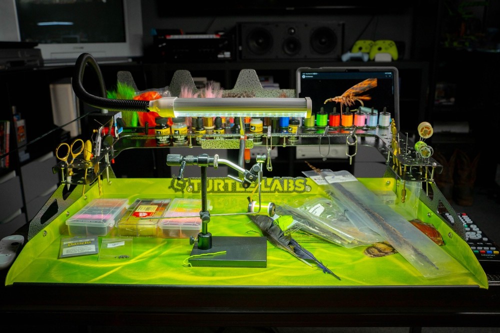 Fly Tying Portable Work Bench Bundle Workbench Mobile Workstation Fishing Table