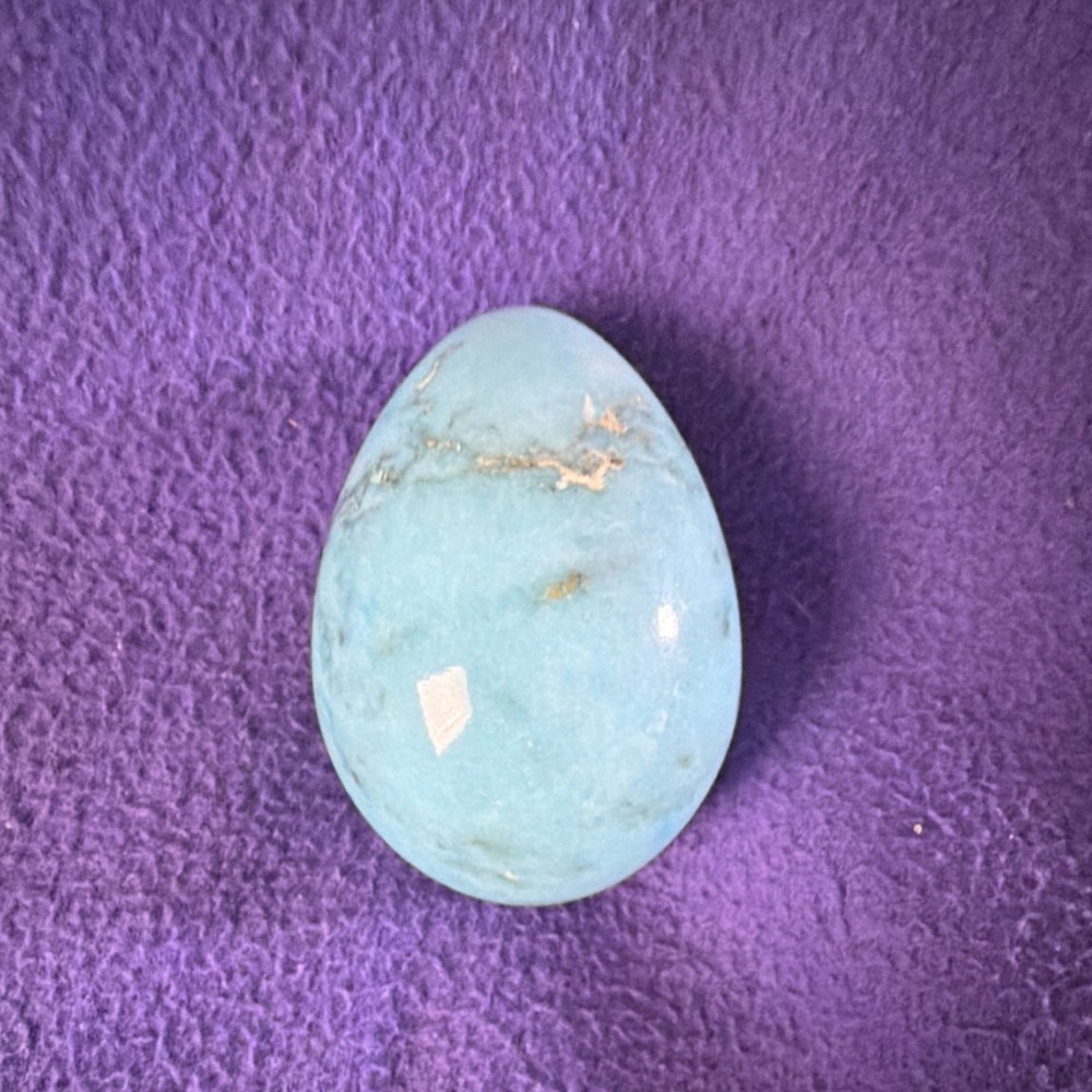 Turquoise Crystal Egg