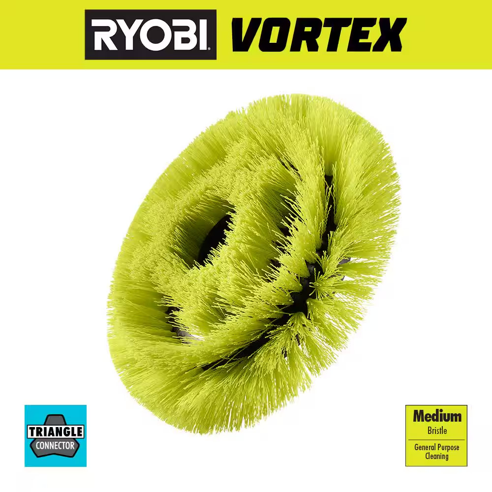 7 In. VORTEX Medium Bristle Brush