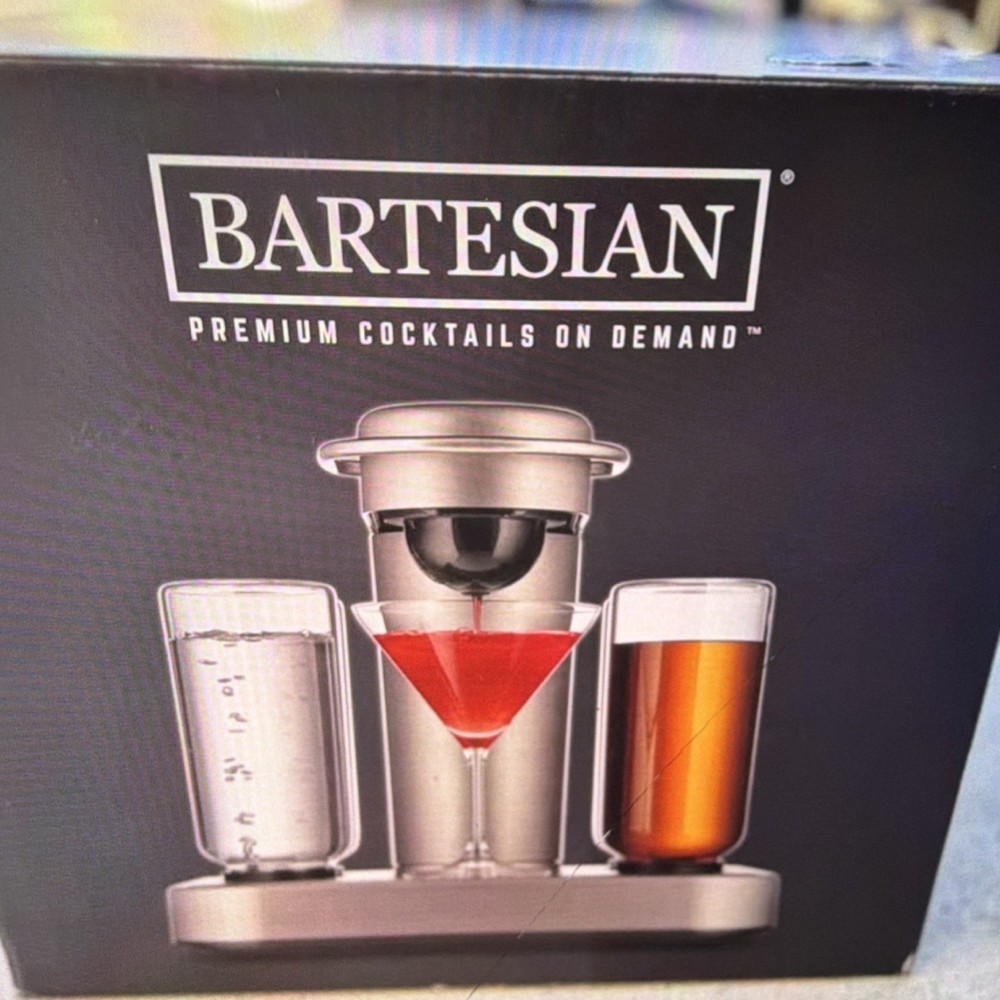 Bartesian Premium Cocktails On Demand Cocktail Maker Silver