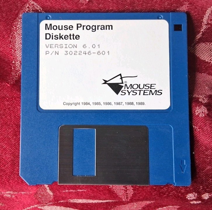 Mouse Systems PC Mouse Optical 3 Button Mouse PC Paint plus