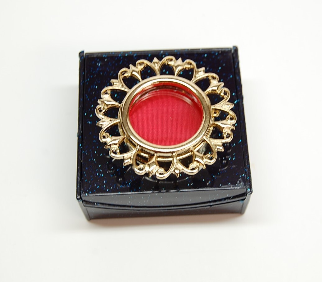 Large Relic Theca, Gold Plated Reliquary - Saint Relic Theca with Case (F)