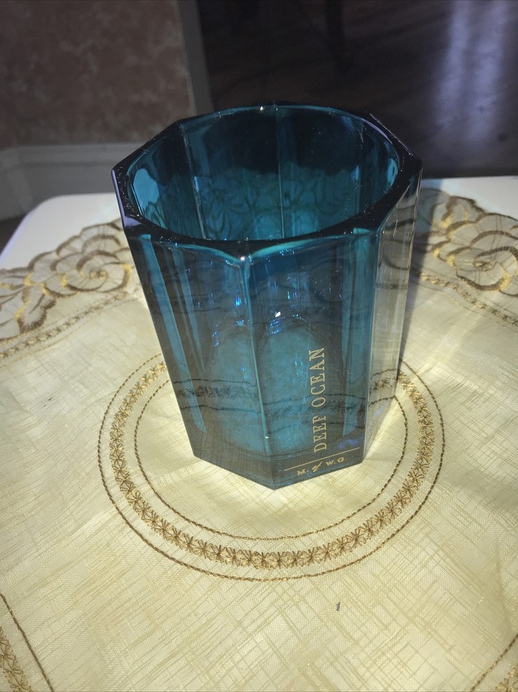Empty candle jar 3.5”wide And 4.5” Tall.