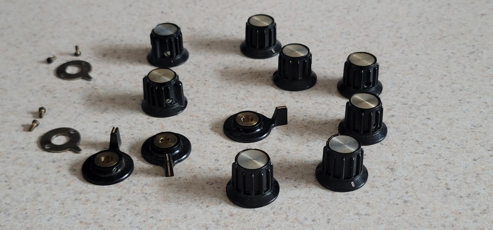 KNOBS  FOR  CONTROLS  FOR  YAESU  FT 101E