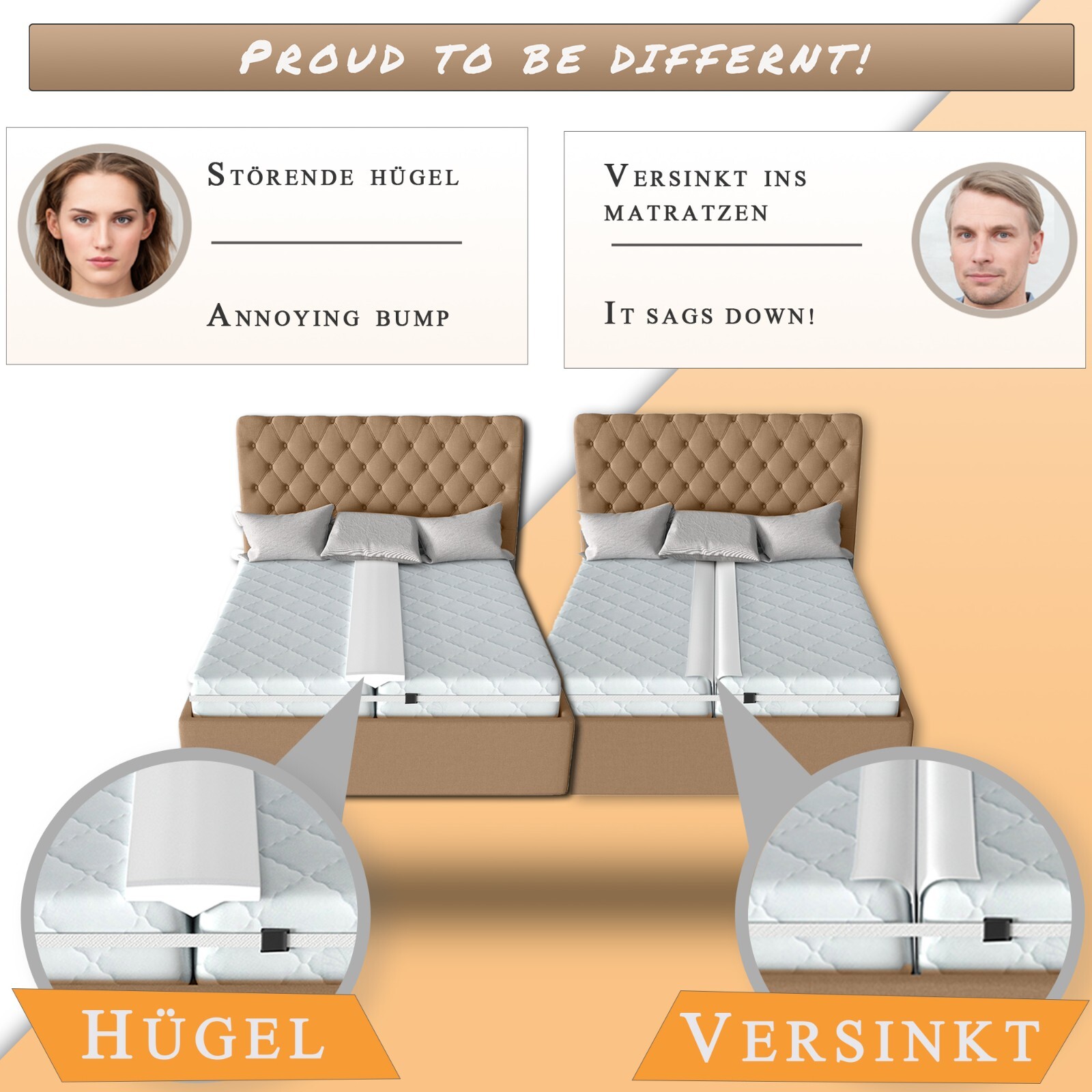 Bed Bridge ** BedBinders | Bed Gap Filler and Mattress Gap Filler – Twin to King