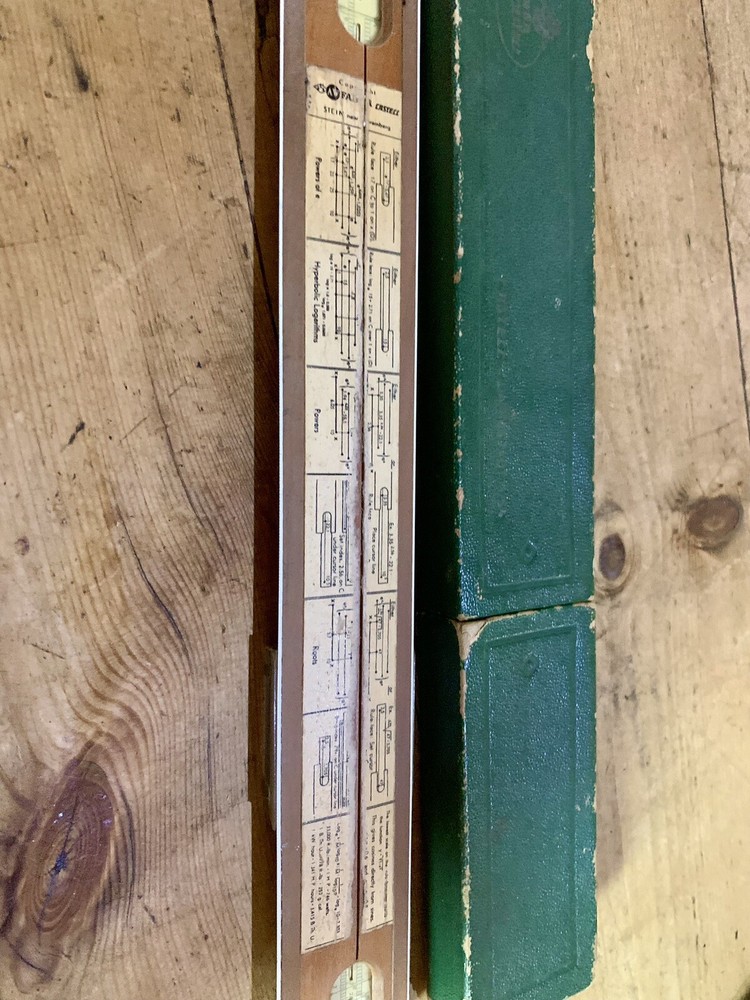 Castell Duplex Slide Rule and Case